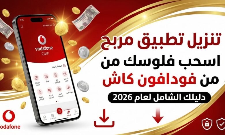 تنزيل تطبيق مربح واسحب فلوسي من فودافون كاش دليلك الشامل لعام 2025